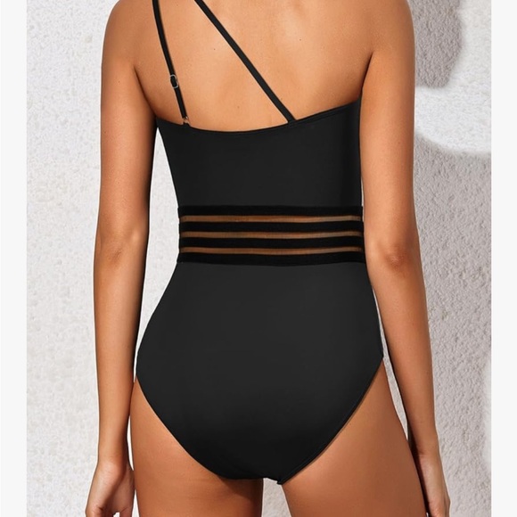 Amazon Women's Black One-Piece Swimsuit - Picture 3 of 11